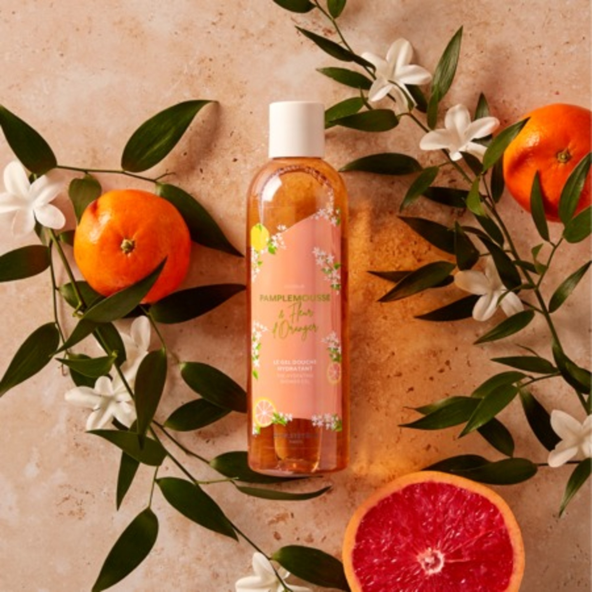 Gel douche hydratant pamplemousse & fleur d'oranger