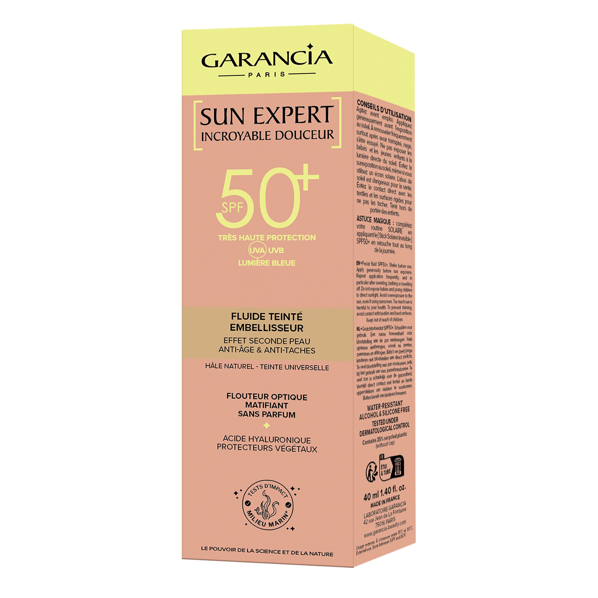 Fluide teinté embellisseur