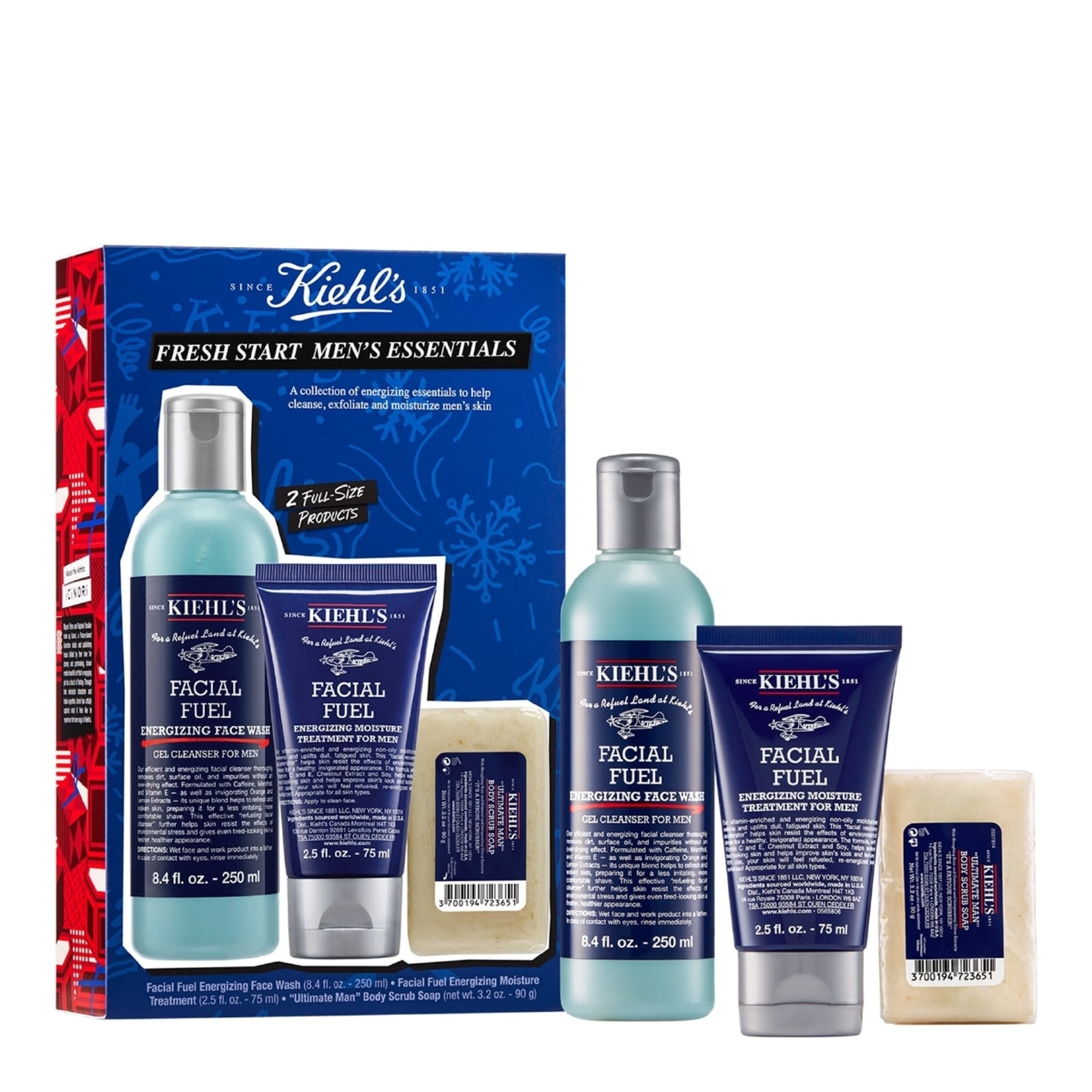 Kiehls - Facial Fuel - Coffret Soin Énergisant