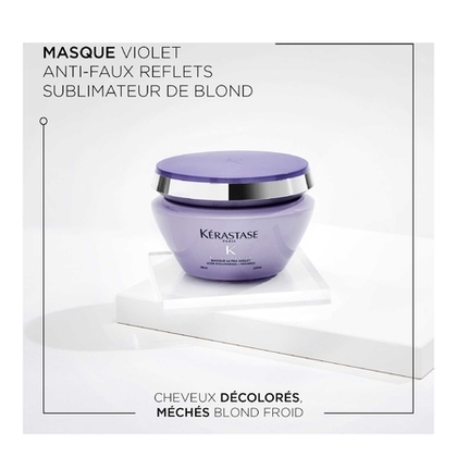 Masque ultra-violet cheveux blonds