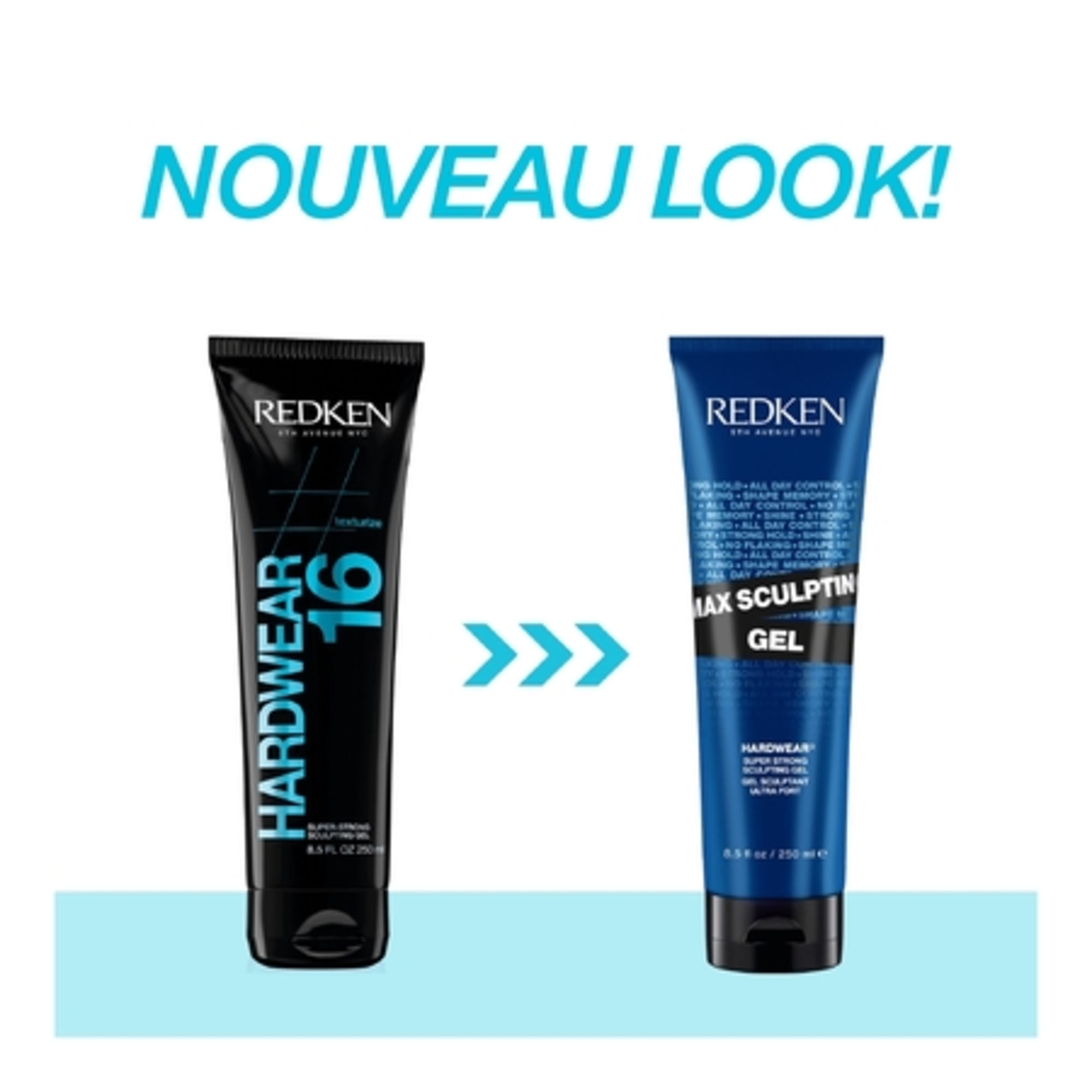 Gel sculptant fixation maximal