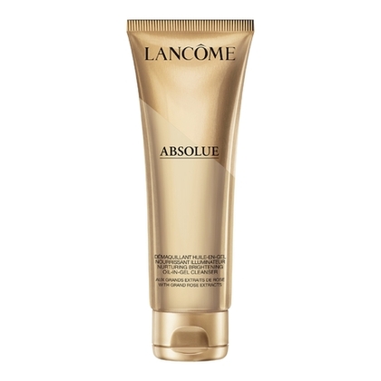 125ML Lancôme ABSOLUE Démaquillant huile-en-gel nourrissant illuminateur aux grands extraits de rose  1 of 2 