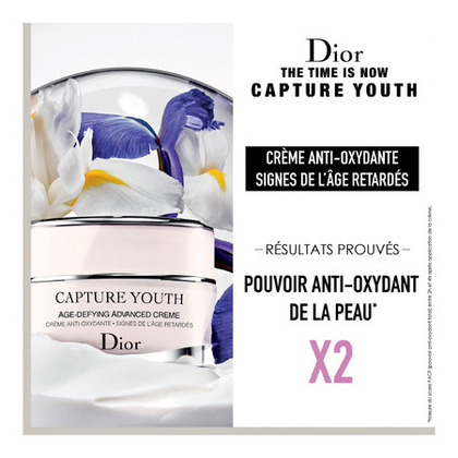 50mL DIOR CAPTURE YOUTH Crème anti-oxydante - Signes de l’âge retardés  1 of 4 