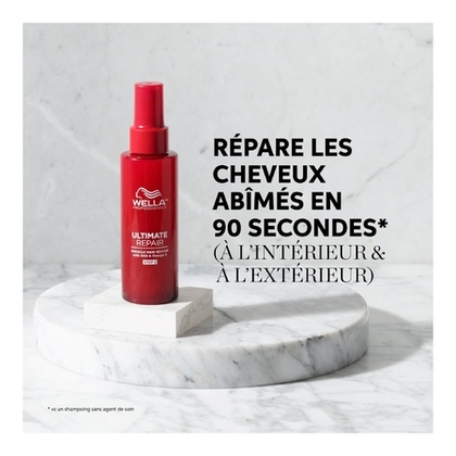 95ML WELLA PROFESSIONALS ULTIMATE REPAIR Soin miracle revitalisant - traitement réparateur sans rinçage cheveux abîmés  1 of 4 