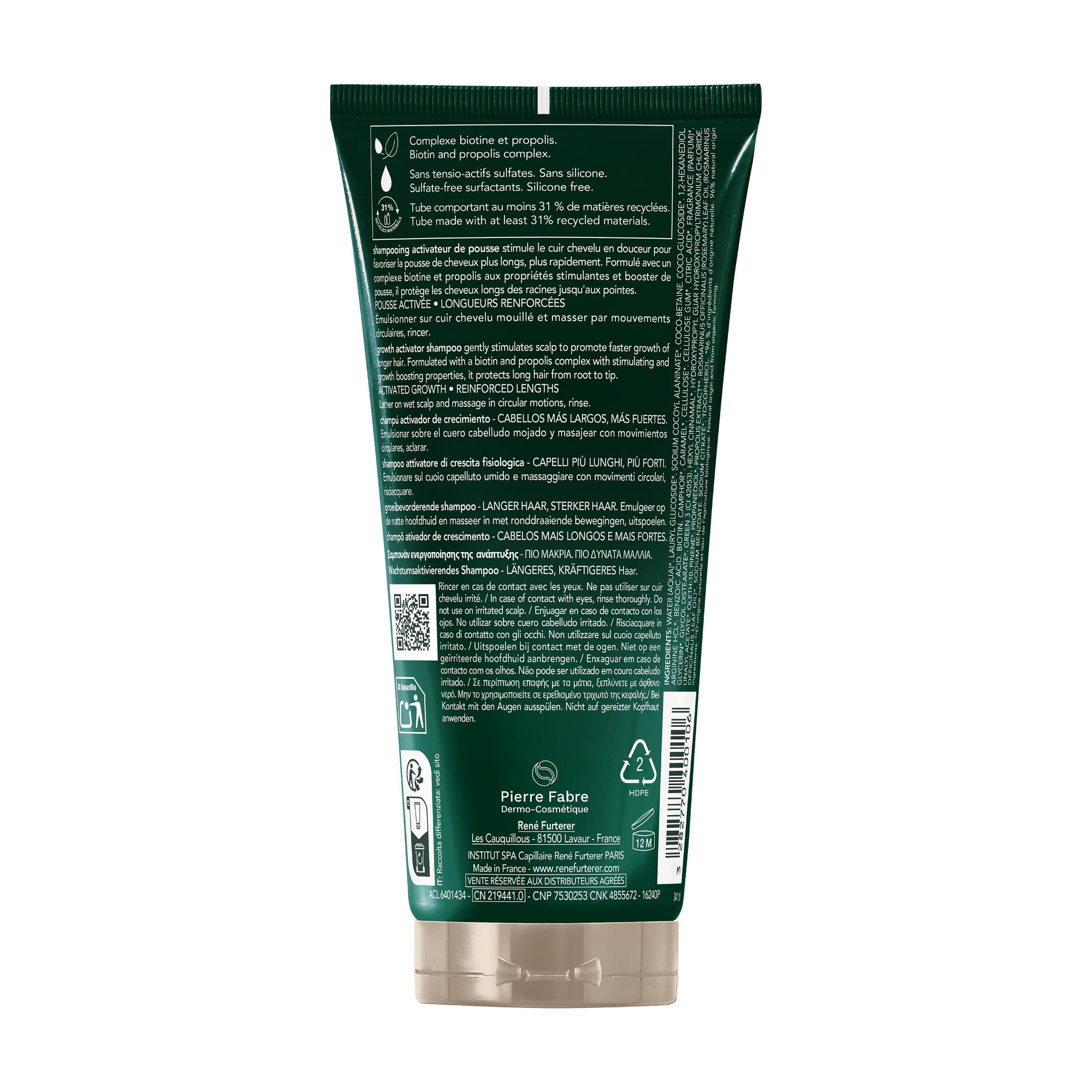 Shampooing activateur de pousse - active grow