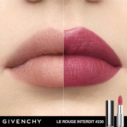  GIVENCHY LE ROUGE INTERDIT INTENSE SILK Rouge à lèvres fini soyeux couleur lumineuse - rechargeable  1 of 4 