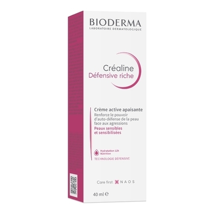 40ML BIODERMA CRÉALINE DENFENSIVE Crème apaisante et renforce le pouvoir d’autodéfense de la peau  1 of 4 