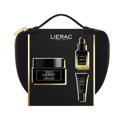  Lierac PREMIUM Coffret anti âge - crème soyeuse + sérum + crème regard  1 of 1 