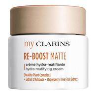 50ML Clarins RE-BOOST MATTE Crème hydra-matifiante - peaux mixtes à grasses  1 of 2 