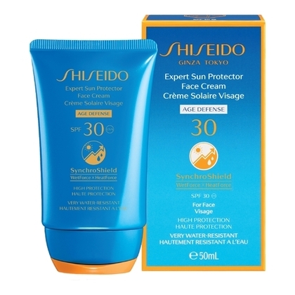 50ML Shiseido SYNCHROSHIELD Crème solaire visage SPF30  1 of 4 