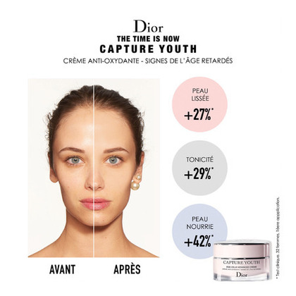 50mL DIOR CAPTURE YOUTH Crème anti-oxydante - Signes de l’âge retardés  1 of 4 