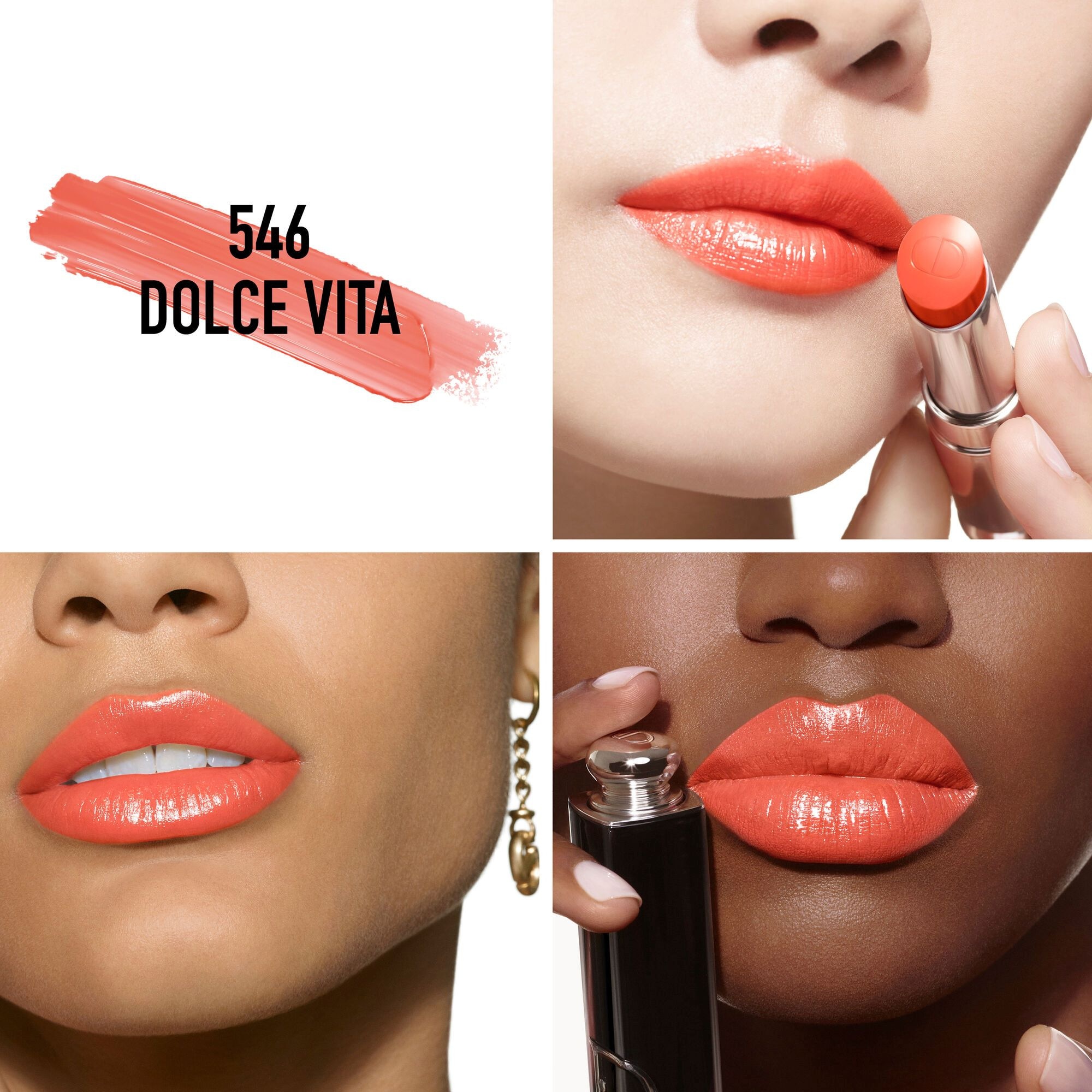 DIOR DIOR ADDICT Rouge à lèvres brillant - 90 % d'origine naturelle - rechargeable 1 of 4