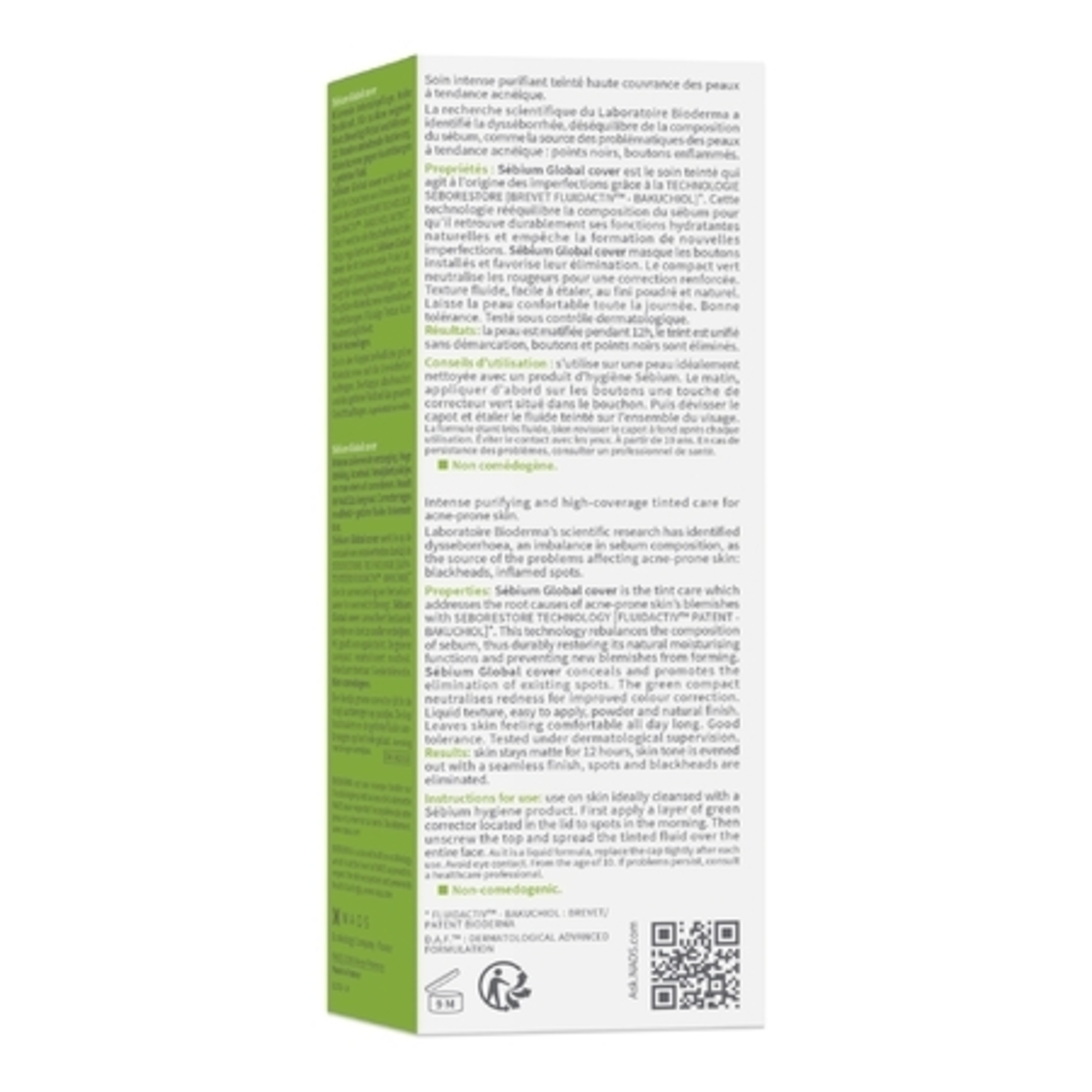 Crème teintée peau grasse