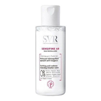 75ML LABORATOIRE SVR SENSIFINE AR EAU MICELLAIRE Nettoyant démaquillant apaisant anti-rougeurs visage, yeux et lèvres  1 of 1 