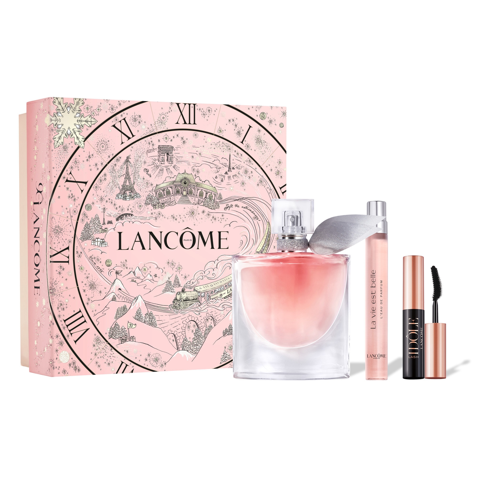  Lancôme LA VIE EST BELLE Coffret - eau de parfum rechargeable 50ml + mascara lash idôle + vaporisateur voyage 