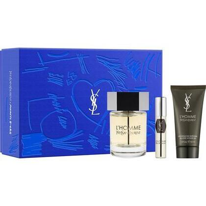  Yves Saint Laurent L'HOMME Coffret eau de toilette + vaporisateur de voyage + gel douche  1 of 4 