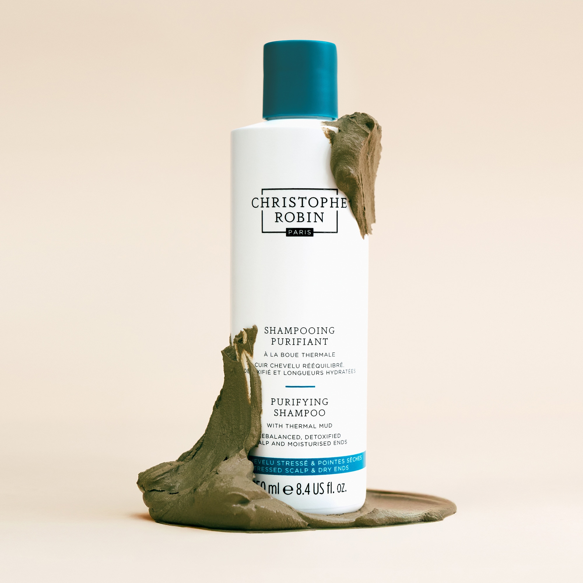 Shampoing purifiant à la boue thermale