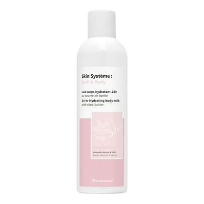 250ml MARIONNAUD SKIN SYSTÈME : BATH & BODY Lait corps hydratant 24h Amande douce & Miel  1 of 4 