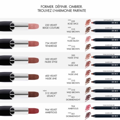 Crayon contour des lèvres sans transfert - longue tenue