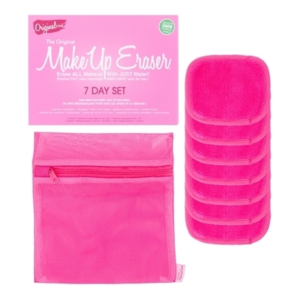 7PIECES MAKE UP ERASER ORIGINAL PINK Kit de 7 serviettes démaquillantes réutilisables  1 of 4 