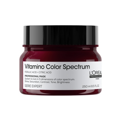 250ML L'ORÉAL PROFESSIONNEL SERIE EXPERT VITAMINO COLOR SPECTRUM Masque fixateur du spectre coloriel 1 of 4