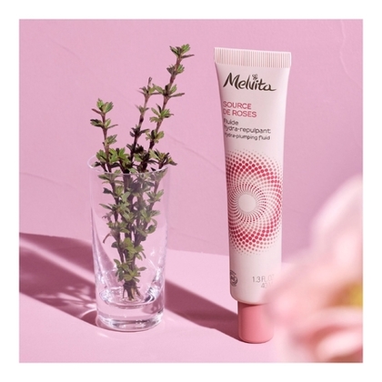 40ML MELVITA SOURCE DE ROSES Fluide hydra-repulpant désaltérant bio  1 of 4 