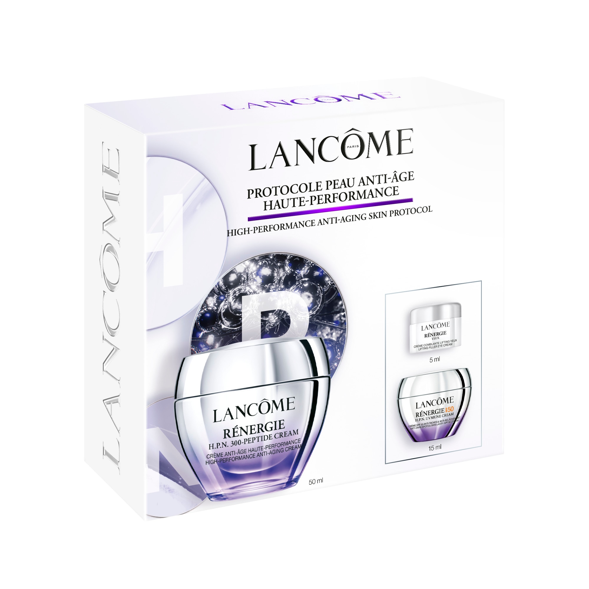 Lancôme - Renergie - Coffret - Sérum + Crème Yeux + Crème Rides