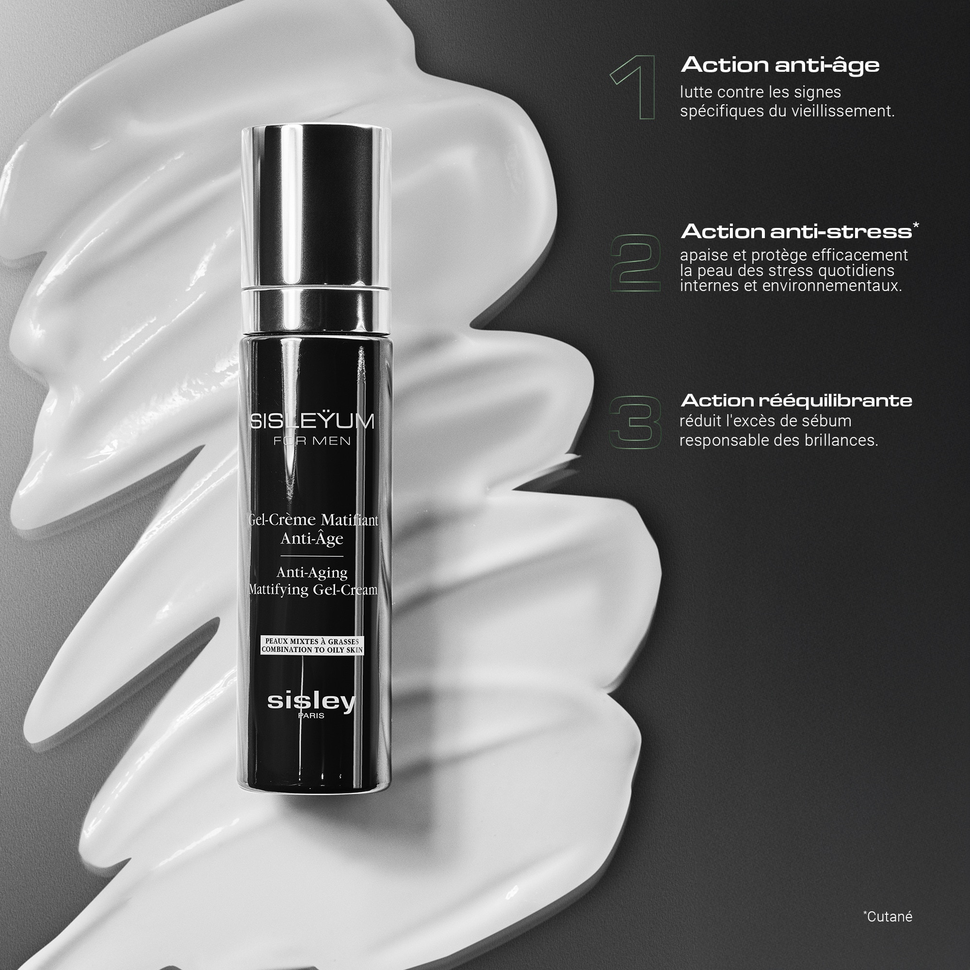 Gel-crème matifiant anti-âge