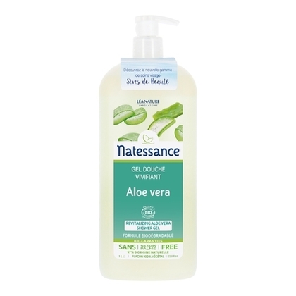 1L Natessance DOUCHE BIO Gel douche vivifiant Aloe Véra  1 of 1 