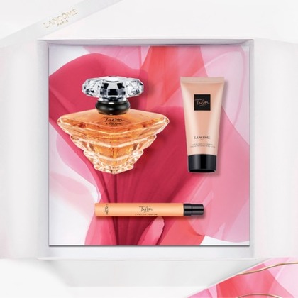  Lancôme TRÉSOR Coffret eau de parfum + vaporisateur voyage + mini mascara  1 of 3 