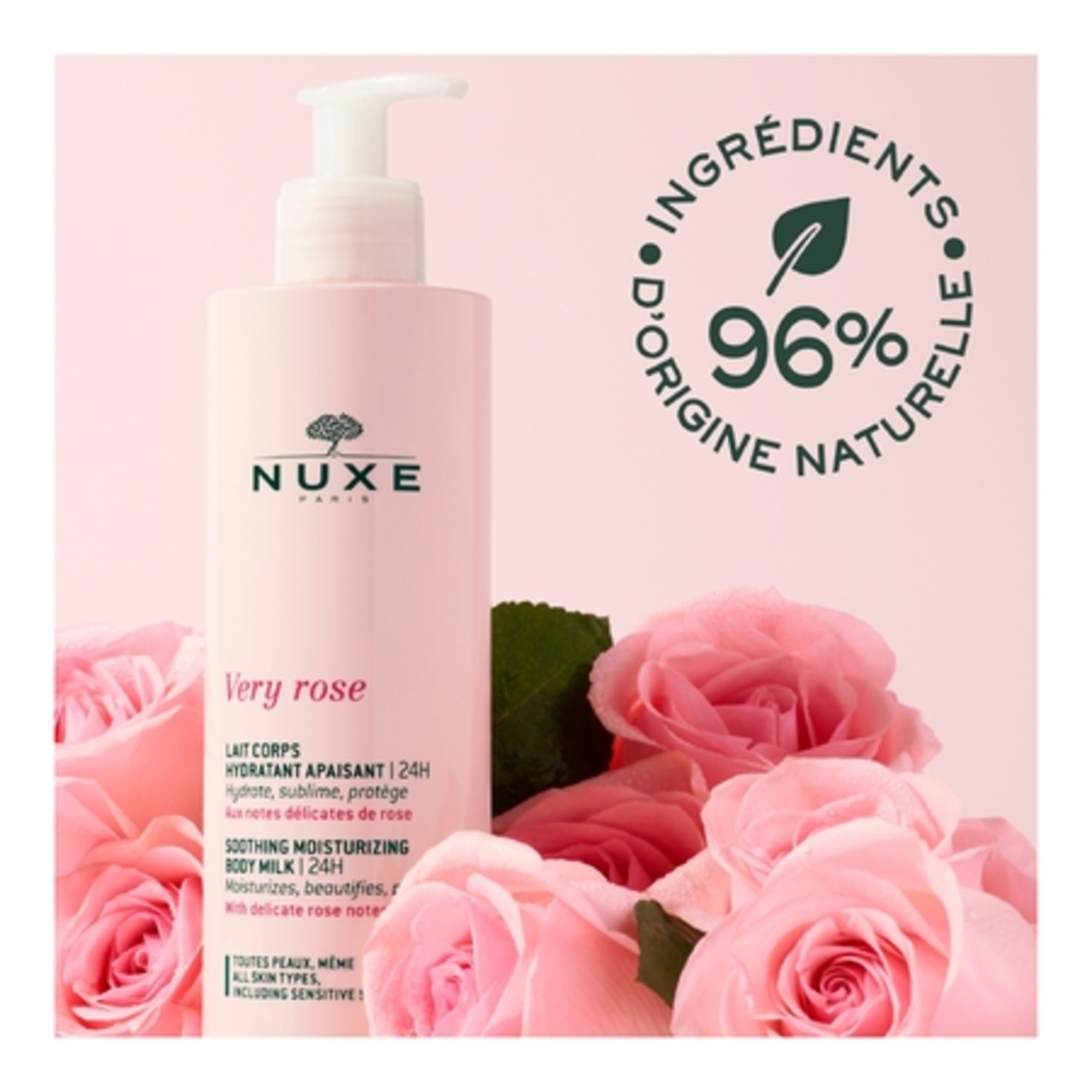 Lait corps hydratant Apaisant 24H