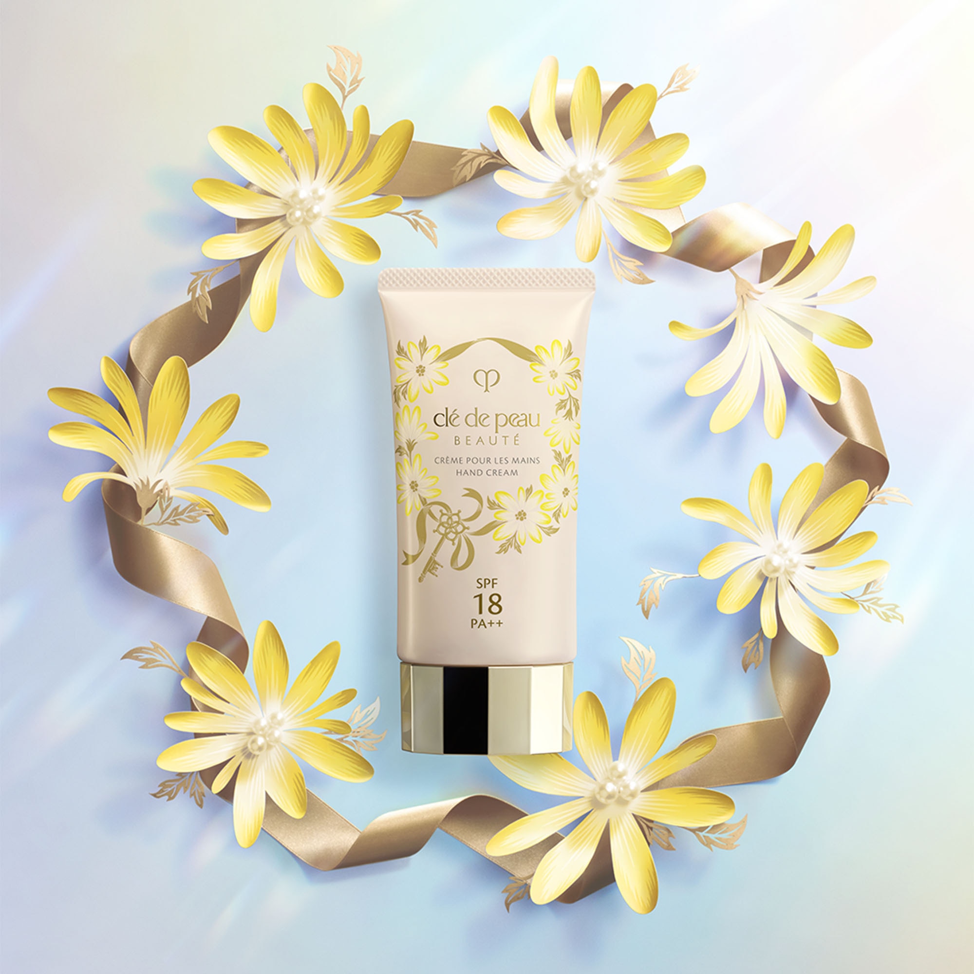 Crème pour les mains spf18