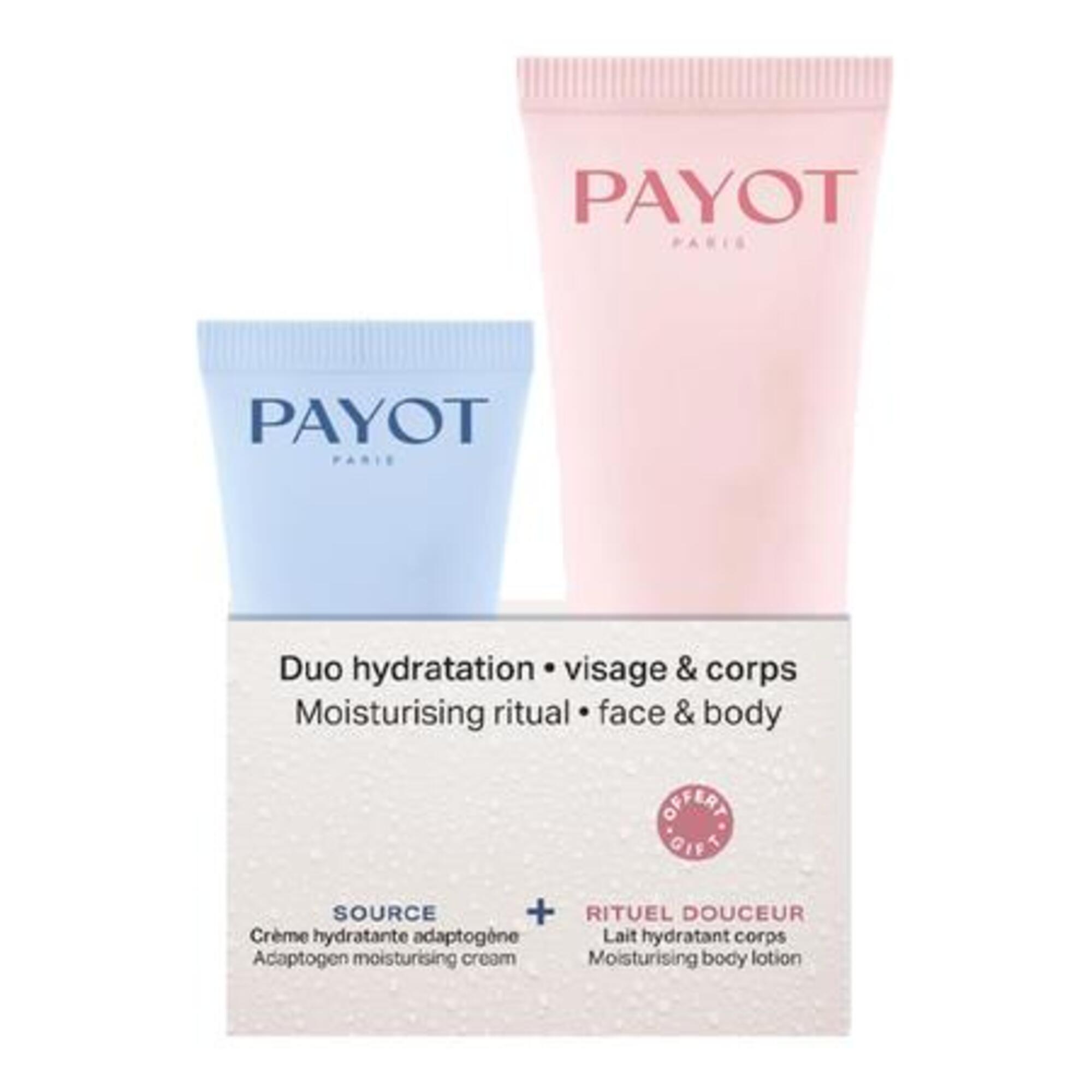  PAYOT RITUEL DOUCEUR Duo hydratation visage&corps  Duo hydratation visage&corps