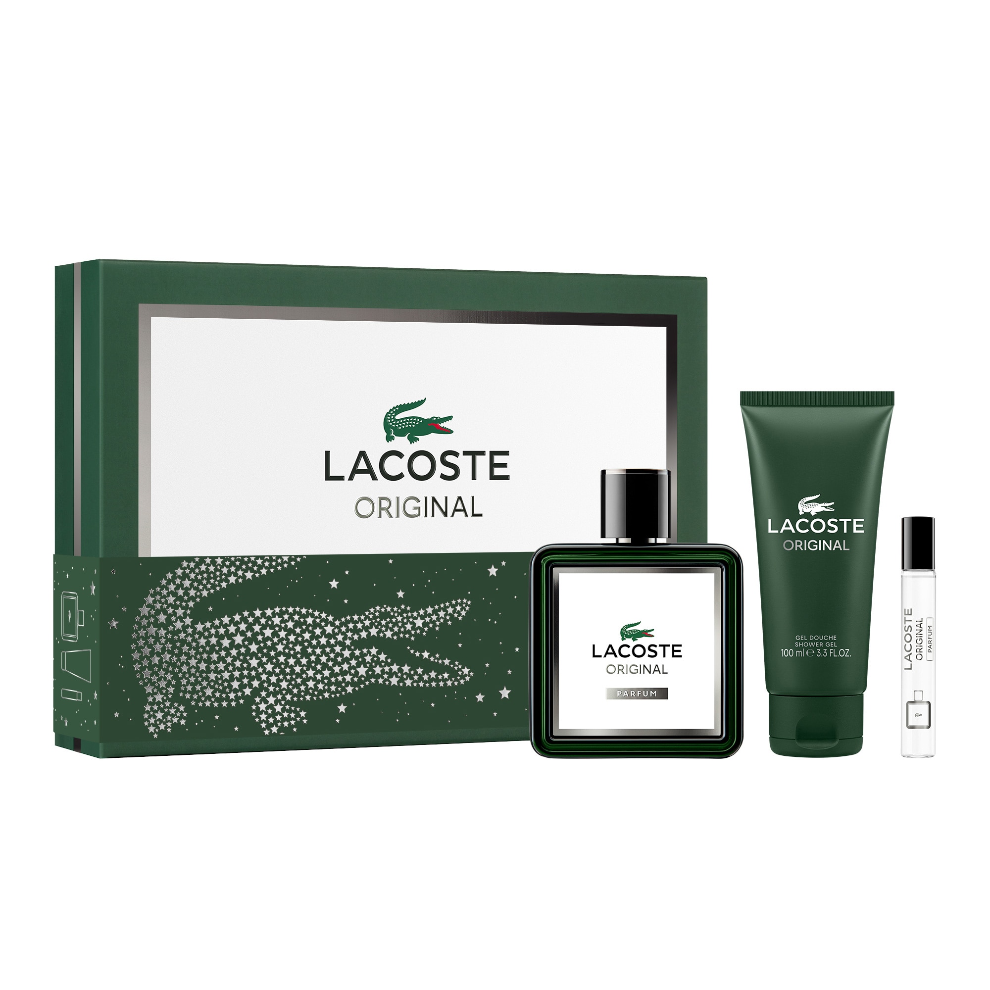 Lacoste - Original - Coffret Eau De Toilette + Gel Douche + Vaporisateur Voyage