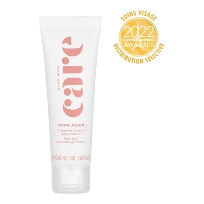 50ml MADE WITH CARE BORN AGAIN Crème exfoliante peau neuve  1 of 3 