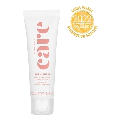 50mL MADE WITH CARE BORN AGAIN Crème exfoliante peau neuve  1 of 3 