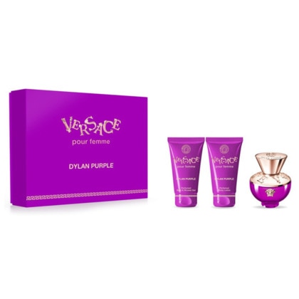  VERSACE DYLAN PURPLE Coffret - eau de parfum + 2 cadeaux  1 of 4 