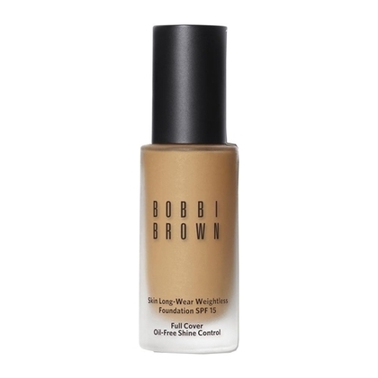  BOBBI BROWN SKIN LONG-WEAR WEIGHTLESS FOUNDATION Fond de teint longue tenue ultra-léger couvrance parfaite fini mat SPF15  1 of 4 
