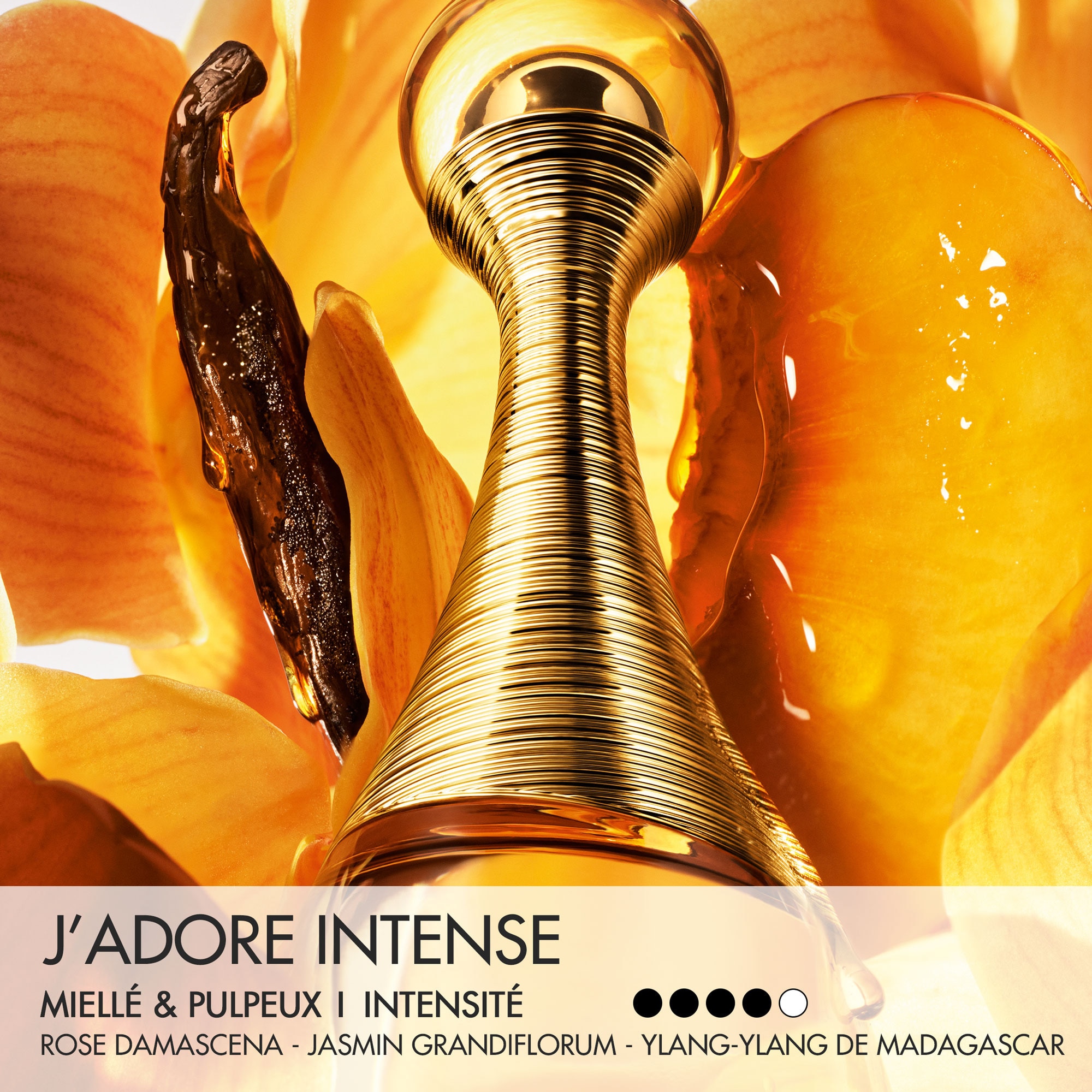 Parfum intense - notes florales et miellées