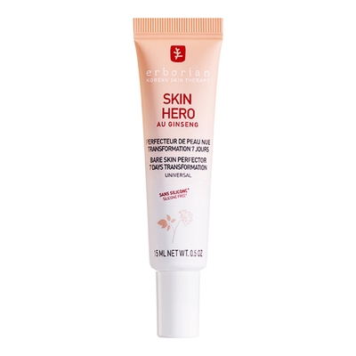 Erborian - Skin Hero Au Ginseng - Perfecteur De Peau Nue - Transformation 7 Jours - 15ml