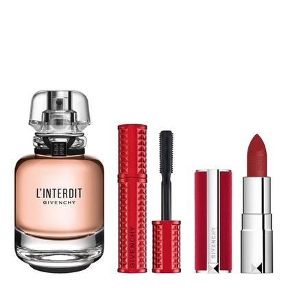 Coffret eau de parfum + mini mascara + mini rouge à lèvres