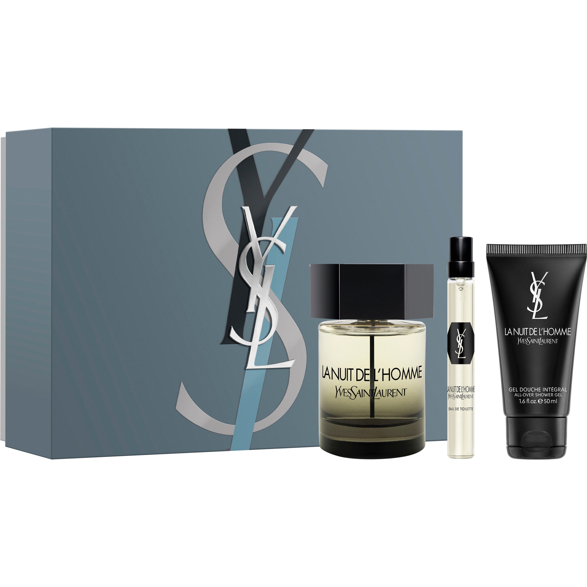 Yves Saint Laurent - Nuit De L'homme - Coffret - Eau De Toilette + Format Voyage + Gel Douche