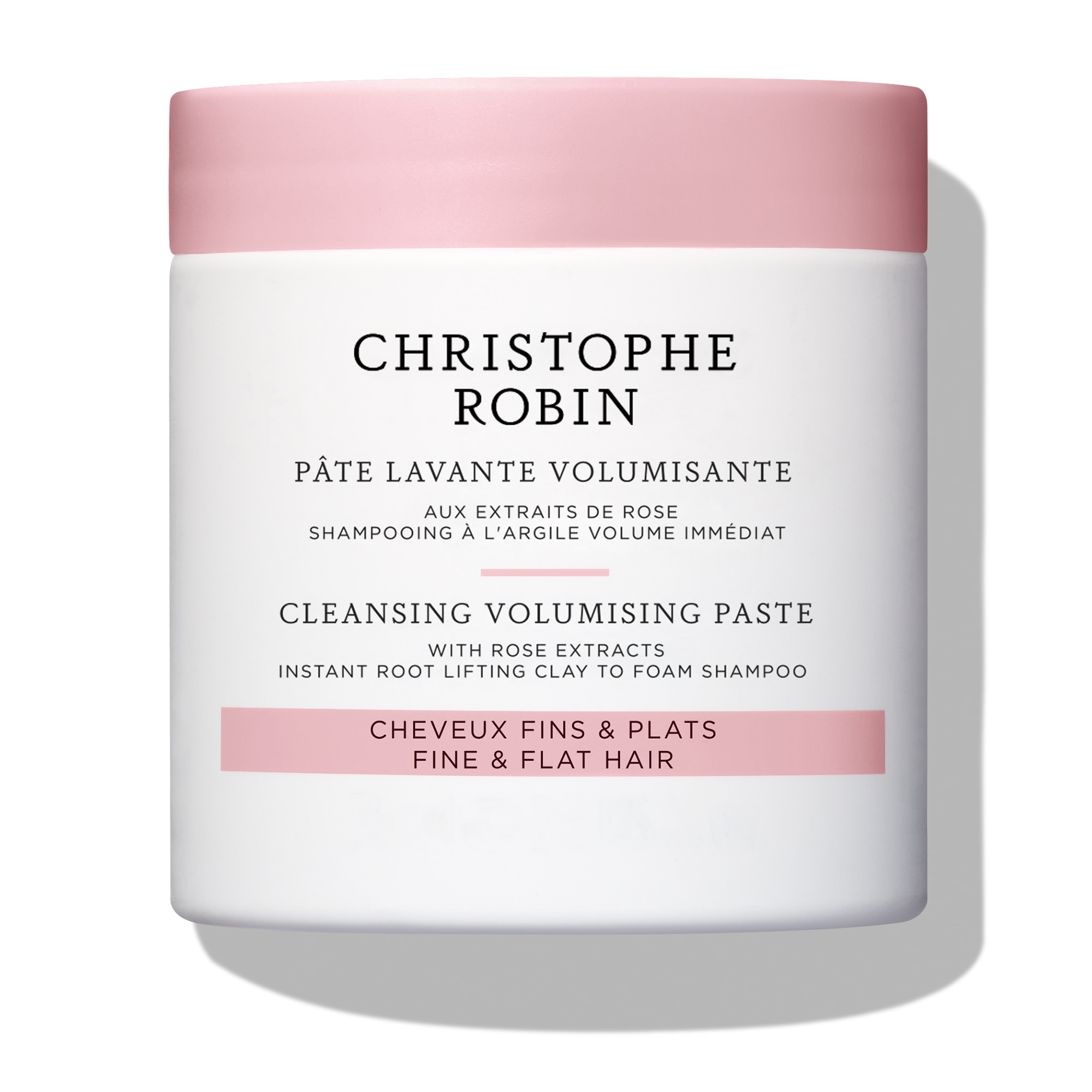 Christophe Robin - Volume - Pâte Lavante Volumisante Aux Extraits De Rose - 75ml