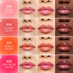 Guerlain KISSKISS BEE GLOW OIL Huile à lèvres teintée au miel 92% d'origine naturelle 2 of 4 Huile à lèvres teintée au miel 92% d'origine naturelle