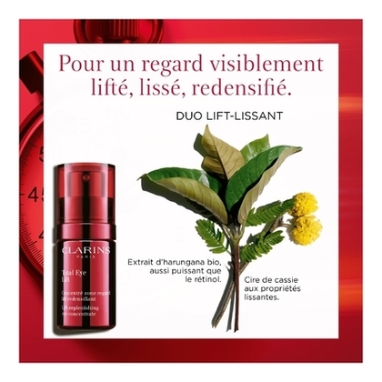 15ML Clarins TOTAL EYE LIFT Concentré zone regard lift-redensifiant  1 of 4 