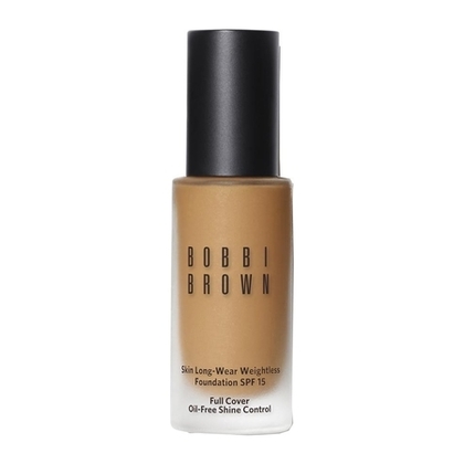  BOBBI BROWN SKIN LONG-WEAR WEIGHTLESS FOUNDATION Fond de teint longue tenue ultra-léger couvrance parfaite fini mat SPF15  1 of 4 