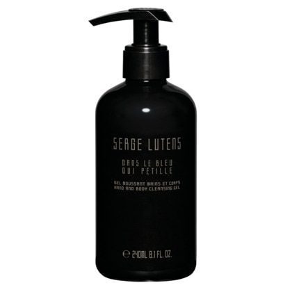 25.1G Serge Lutens MATIN LUTENS Dans le bleu qui pétille - gel moussant mains et corps  1 of 2 