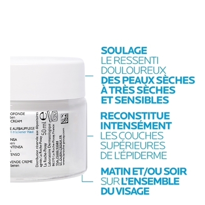 50ML LA ROCHE POSAY NUTRITIC INTENSE Crème riche nutri-reconstituante peaux sèches  1 of 4 