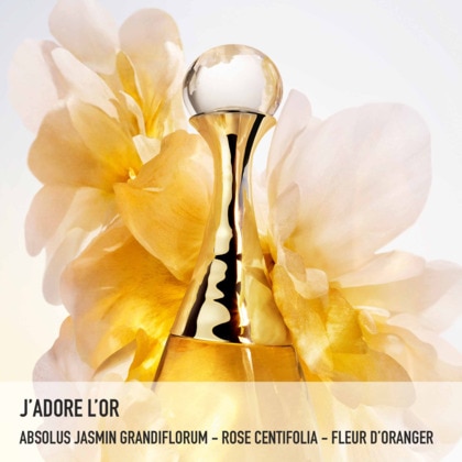 50ML DIOR J'ADORE L'OR Parfum - édition limitée notes florales, solaires et intenses  1 of 3 