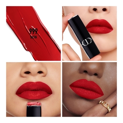  DIOR ROUGE DIOR Rouge à lèvres - confort et longue tenue - 2 finis : satin ou velvet  1 of 3 